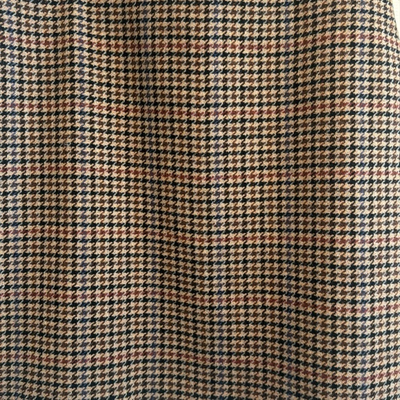 Wool-blend mini skirt in houndstooth, size 10 - Picture 3 of 10